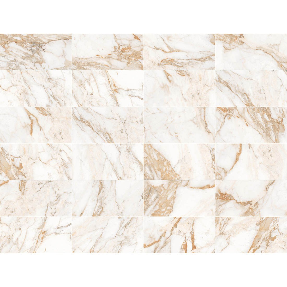 Pallet Deal: 340 Tiles (61 sq.m) Icon Gold 30x60cm White Polished Porcelain Kitchen Bathroom Wall Floor Tiles - TILES Paradise