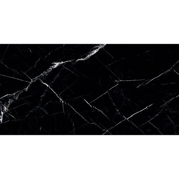Pallet Deal: 56 Tiles (40 sq.m) Rich Black & White 60x120cm Porcelain Polished Wall & Floor Tile