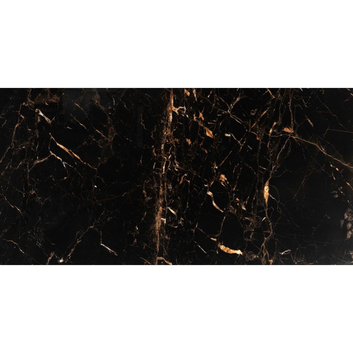 Pallet Deal: 64 Tiles (46 sq.m) Sky Golden Black Marble Effect Polished Porcelain 60x120cm Wall and Floor Tile - TILES Paradise