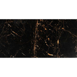 Black & Gold Marble Effect Porcelain Tile 60x120cm