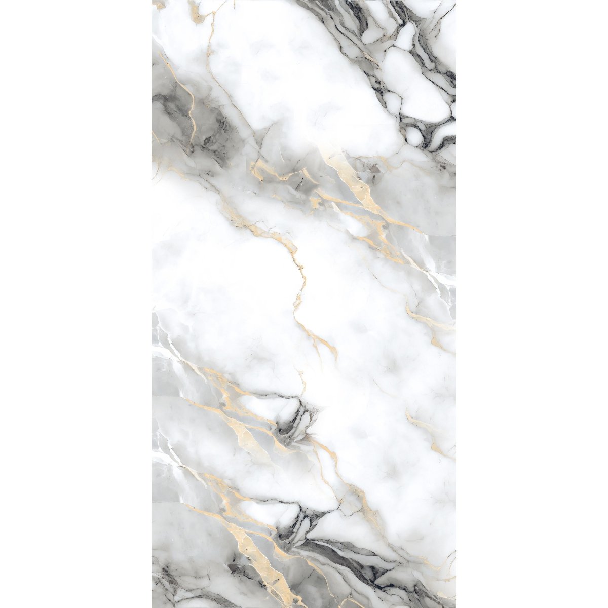 Pallet Deal: 64 Tiles (46sq.m) Afyon Grey Gold Polished 60x120cm Porcelain Wall and Floor Tile - collection - TILES Paradise