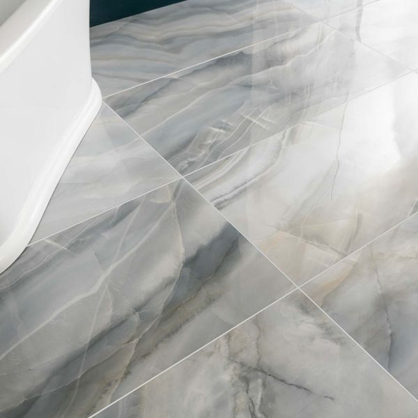 Pamesa Spain Rodas Smerato Onyx Blue Polished 60x120cm Porcelain Wall and Floor Tile - TILES Paradise