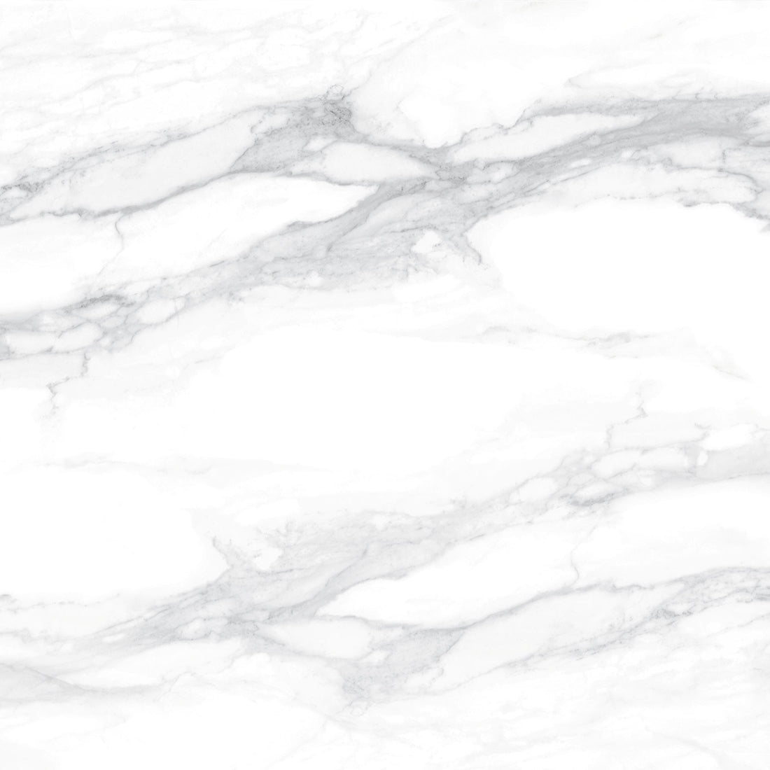 Pantheon Carrara White Marble Effect Matt Porcelain Wall & Floor Tile 60x60cm - TILES Paradise
