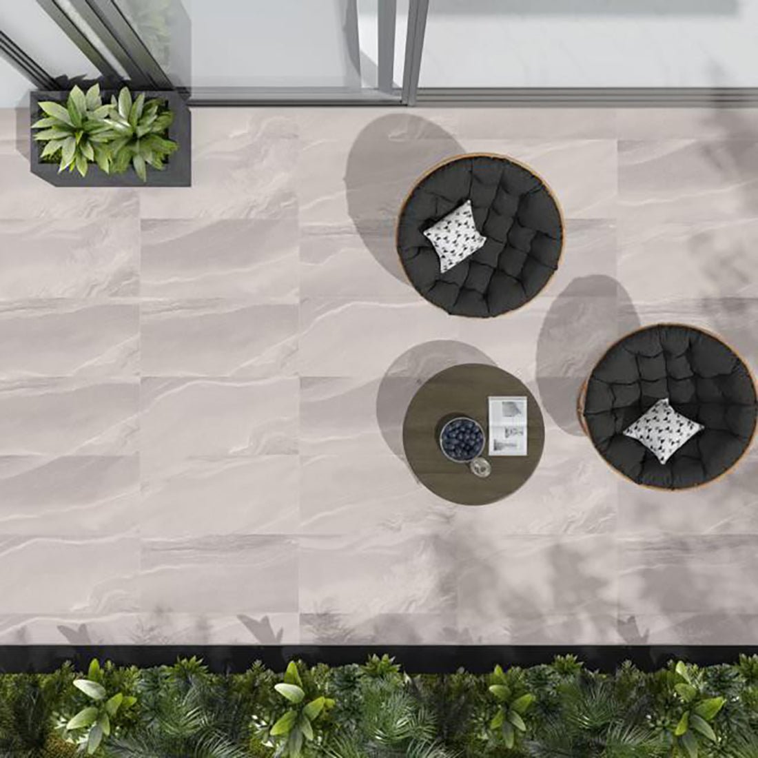 Paradise Paver Beige 40cmx80cmx20mm Matt Outdoor and Garden Tile - TILES Paradise