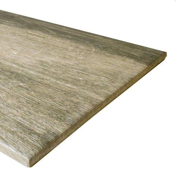 Nordic Taupe Beige Wood Effect Matt 23.3x120cm Porcelain Wall and Floor Tile