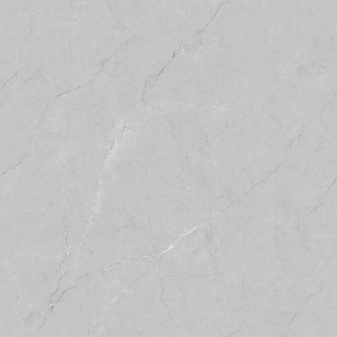 Perlato Grey Marble Effect Polished Porcelain Tile 60x60cm