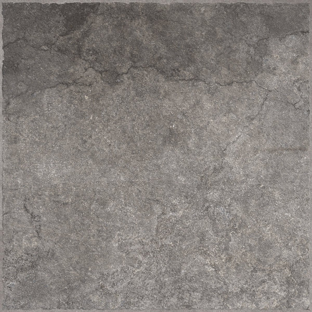 Portland Black Stone Effect Matt Full Body Porcelain 60x60cm Wall & Floor Tile - TILES Paradise