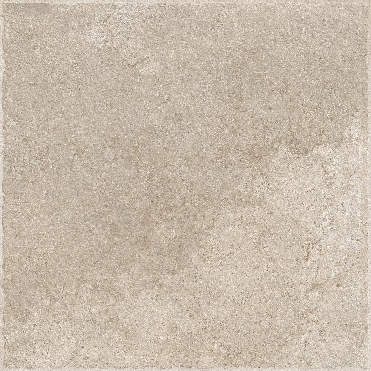 Portland Cream Stone Effect Matt Full Body Porcelain 60x60cm Wall & Floor Tile - TILES Paradise