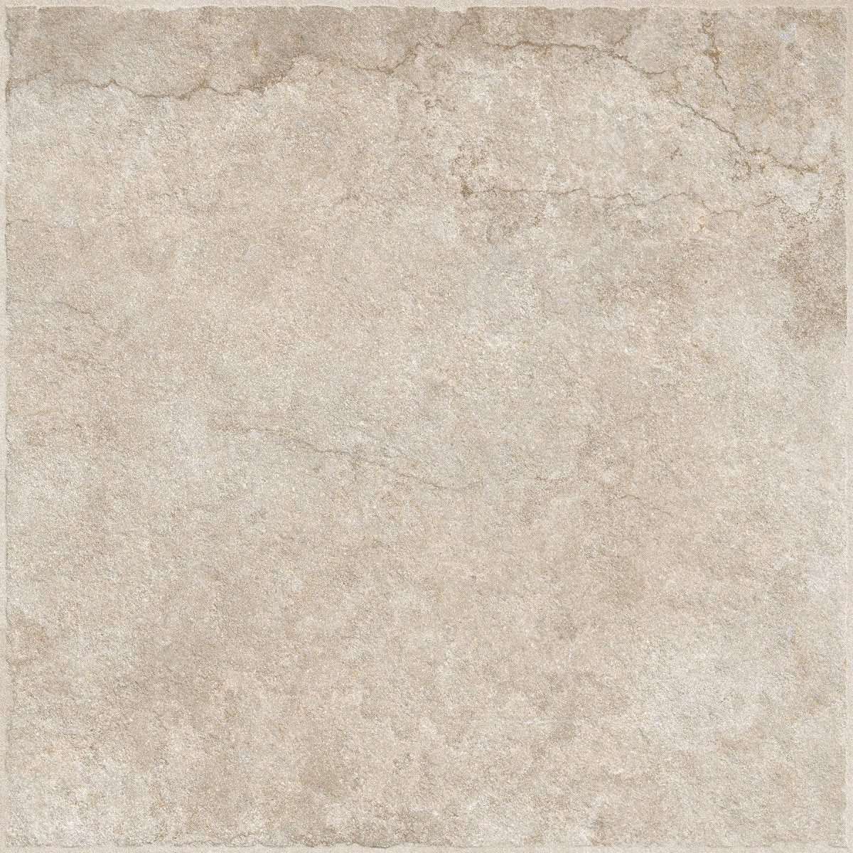 Portland Cream Stone Effect Matt Full Body Porcelain 60x60cm Wall & Floor Tile - TILES Paradise