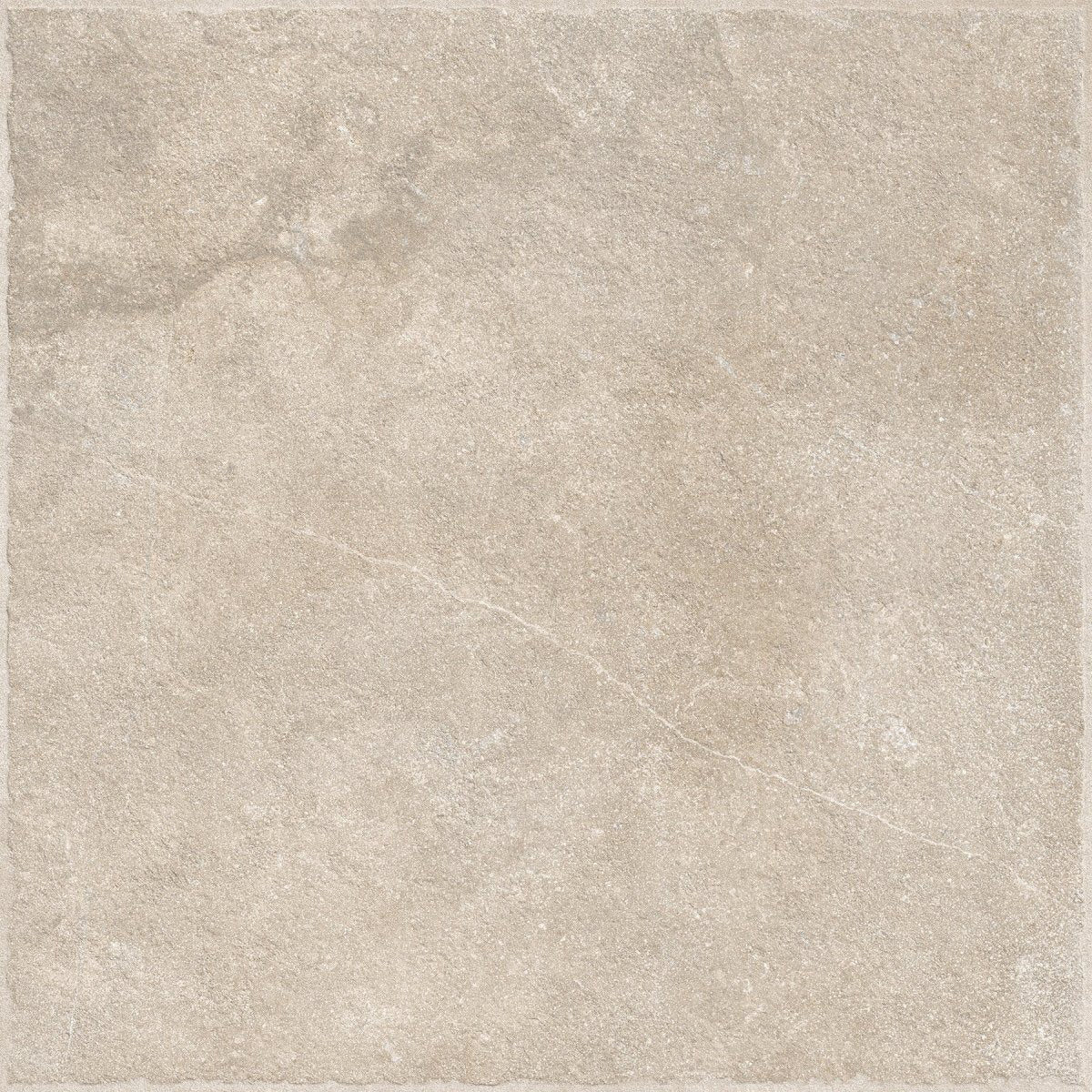Portland Cream Stone Effect Matt Full Body Porcelain 60x60cm Wall & Floor Tile - TILES Paradise