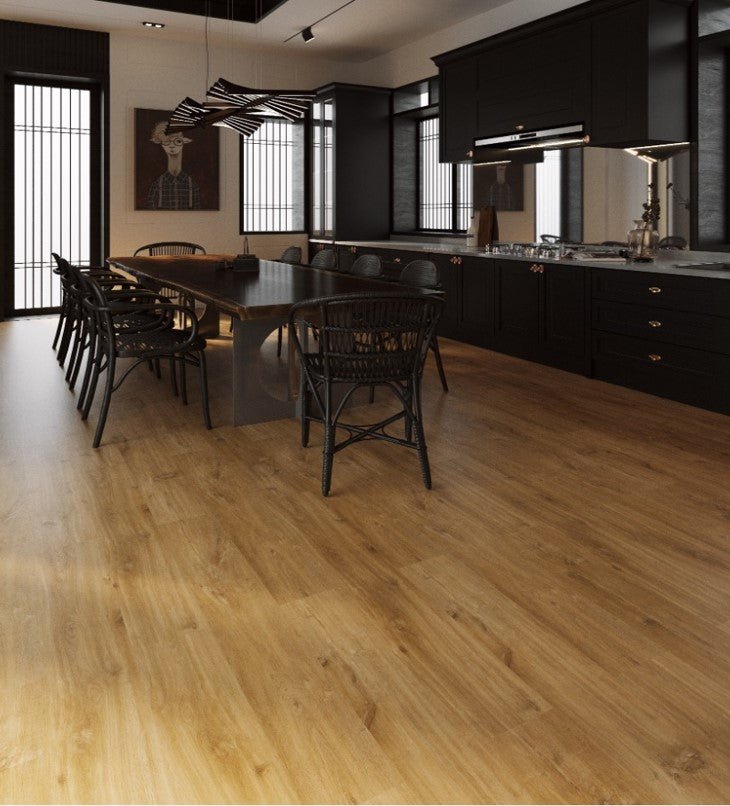 RegalStone Infinity Plank SPC Click Vinyl Flooring - Stardust Brown - TILES Paradise
