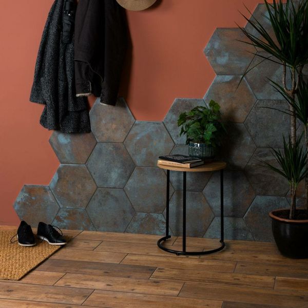 Rustic Brown Wood Effect Matt 20.5x61.5cm Ceramic Wall and Floor Tile