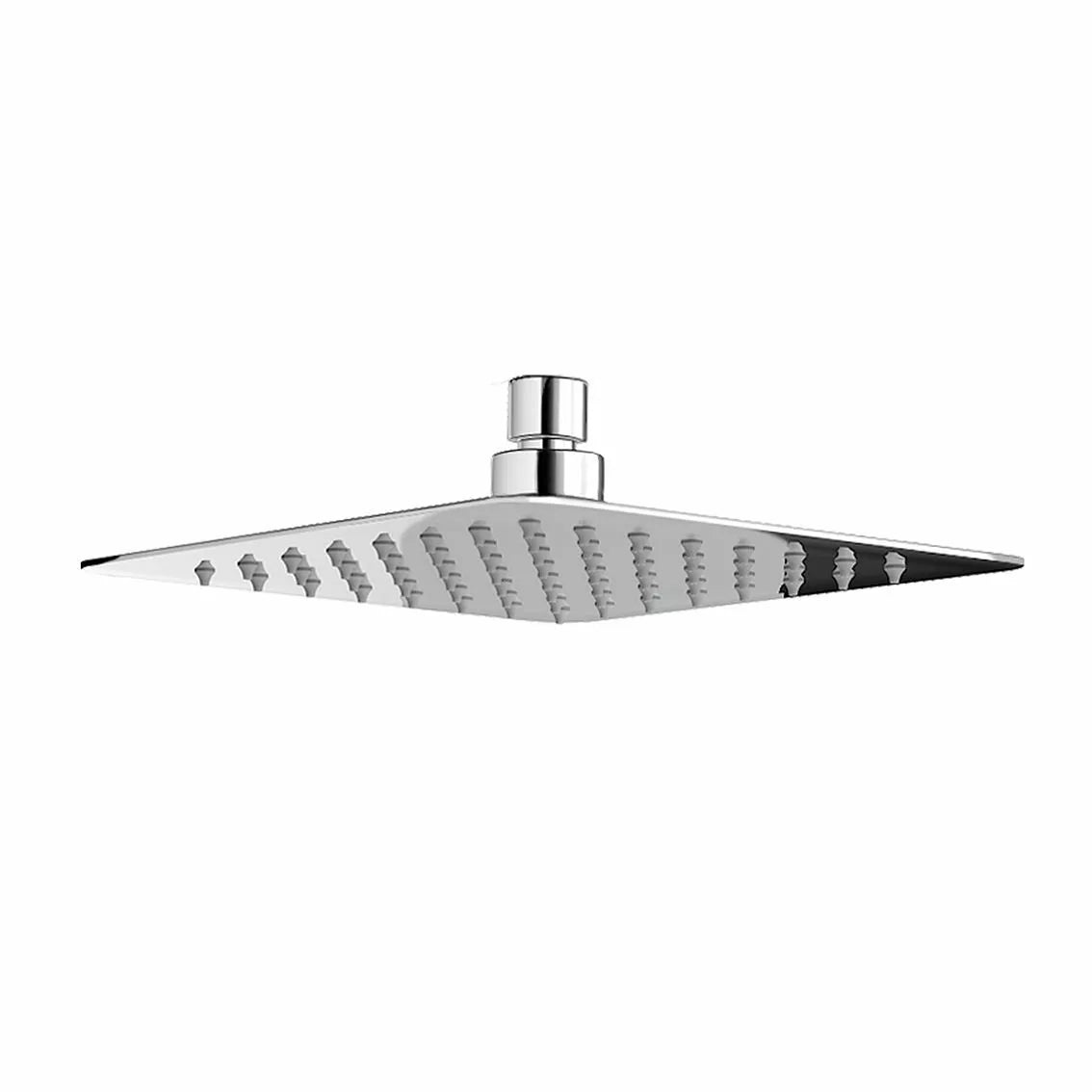 Aquari Concealed Chrome Thermostatic Shower Set – Square Rainfall Head, Handset & 2-Way Mixer Valve