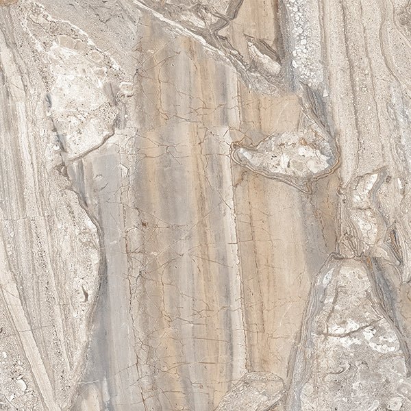 Sahara Onyx Beige Gloss Porcelain 60x60cm Bathroom Wall & Floor Tile - TILES Paradise