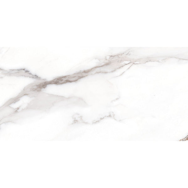 Sirenflow Gold Marble Effect Matt Porcelain Wall & Floor Tile 30x60cm