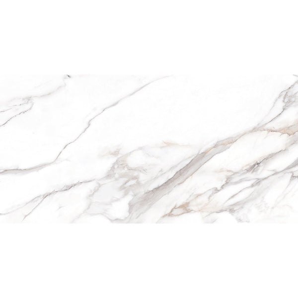 Sirenflow Gold Marble Effect Matt Porcelain Wall & Floor Tile 60x120cm