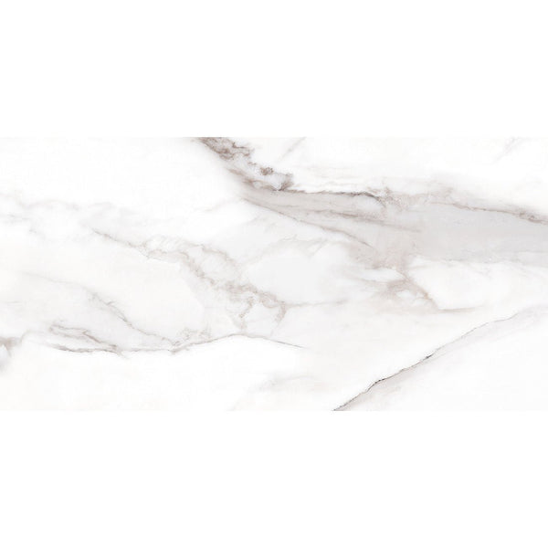 Sirenflow Gold Marble Effect Polished Porcelain Wall & Floor Tile 30x60cm