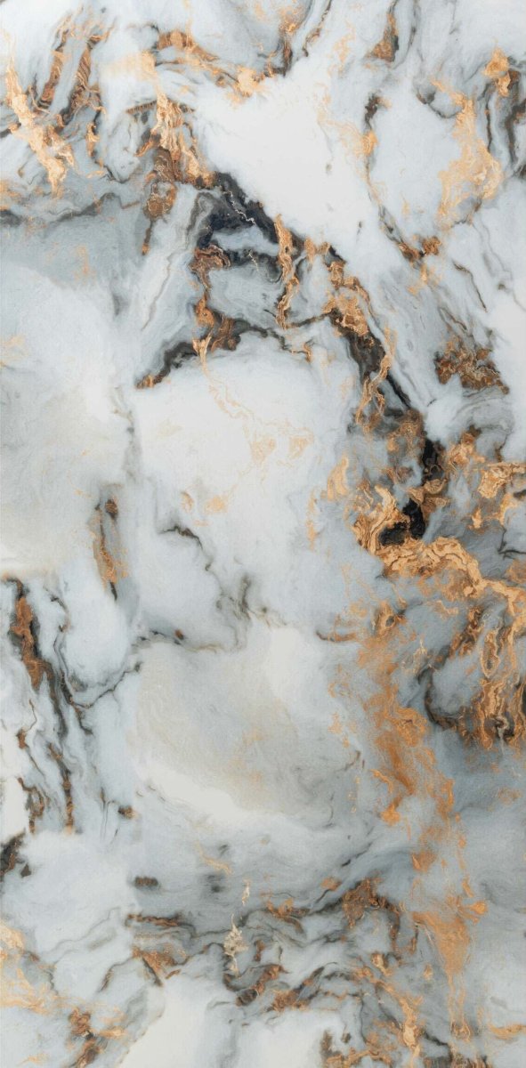 Sky Gold & White Marble Effect Polished Porcelain Tile 60x120cm