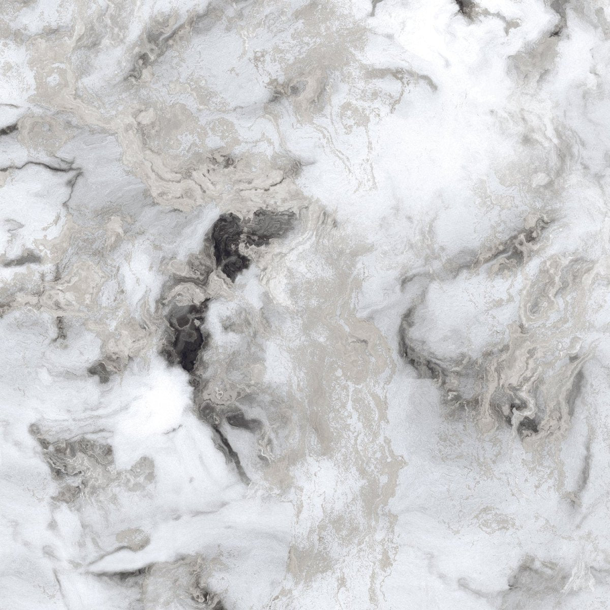 Sky Grey Marble Effect Polished Porcelain 60x60cm Wall & Floor Tile - TILES Paradise