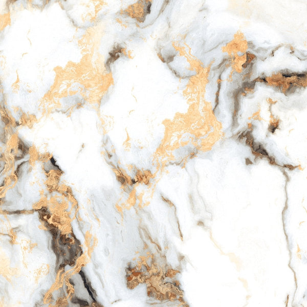 Sky White Gold Marble Effect Polished Porcelain 60x60cm Wall and Floor Tile
