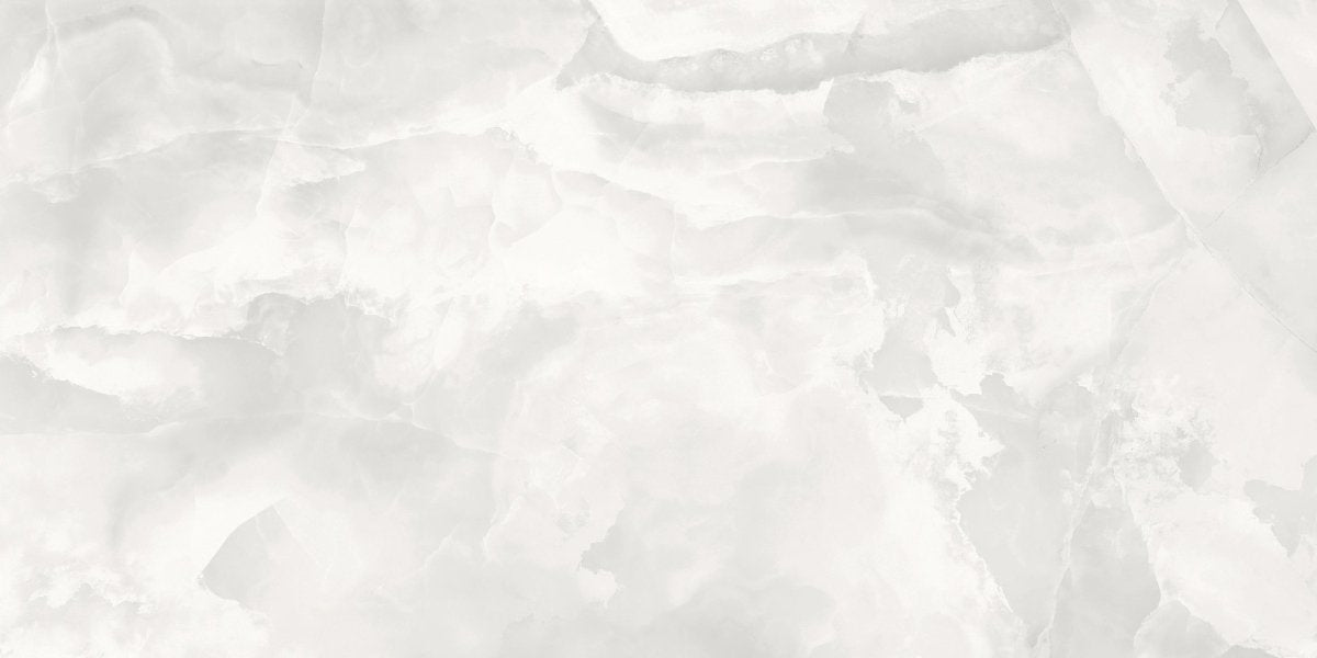 Smoky Onyx Grey Glossy Porcelain Tiles 60x120cm Wall & Floor Tile - TILES Paradise