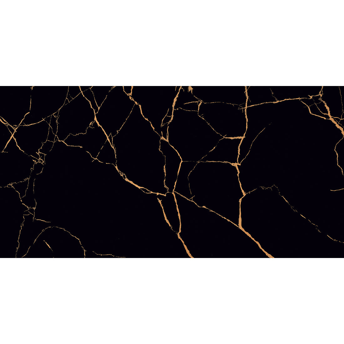 Pallet Deal: 68 Tiles (48 sq.m) Epitome Black & Gold High Gloss Porcelain 60x120cm Kitchen Bathroom Wall Floor Tiles