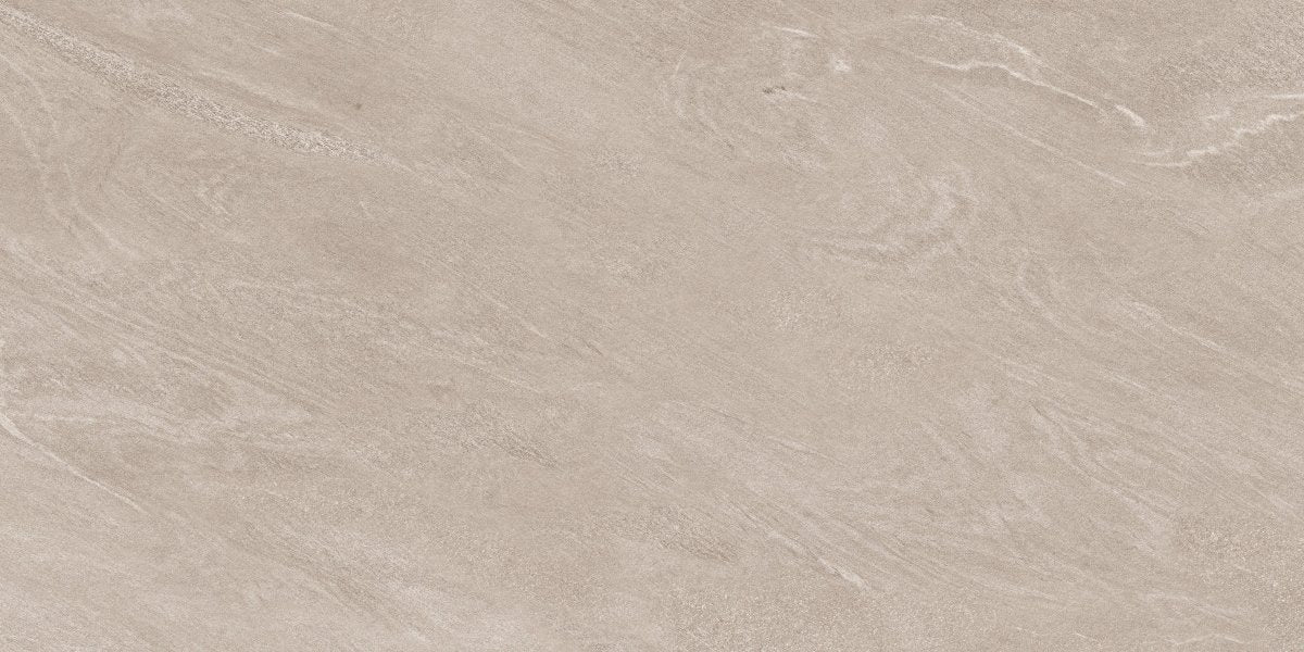 Strata Beige Stone Effect Matt Full Body Porcelain 60x120cm Wall & Floor Tile - TILES Paradise