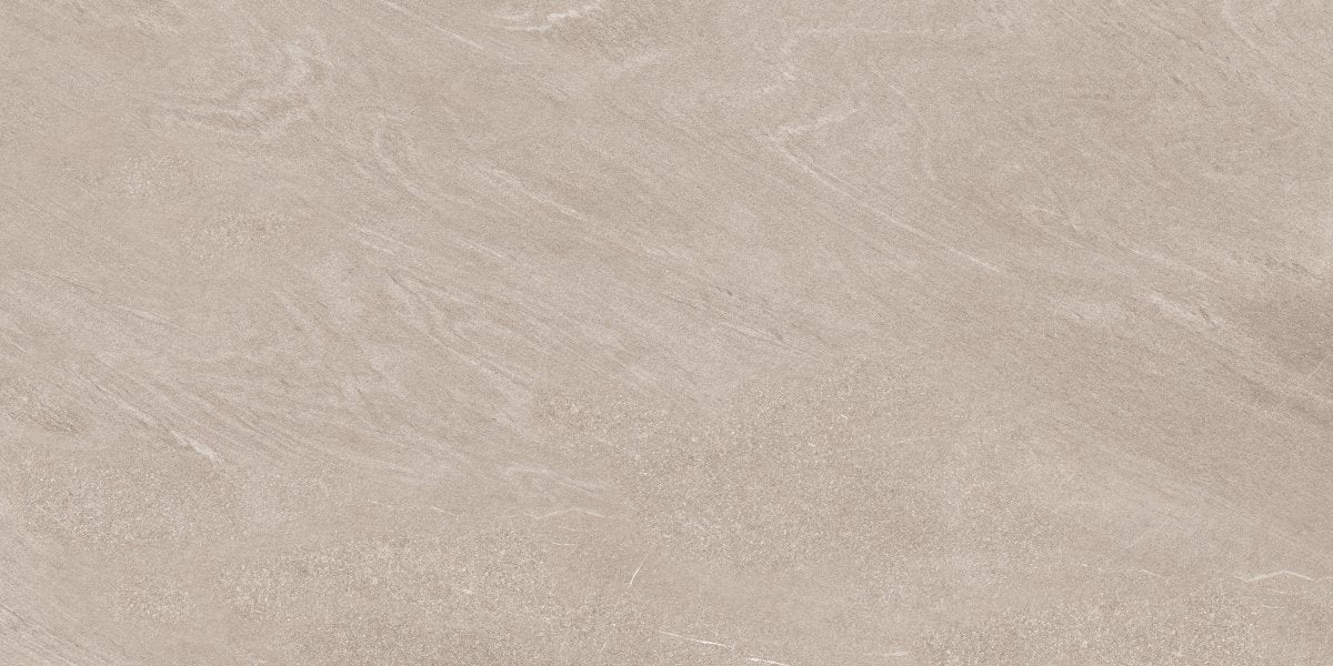 Strata Beige Stone Effect Matt Full Body Porcelain 60x120cm Wall & Floor Tile - TILES Paradise