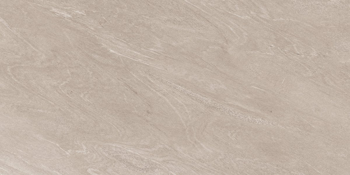 Strata Beige Stone Effect Matt Full Body Porcelain 60x120cm Wall & Floor Tile - TILES Paradise