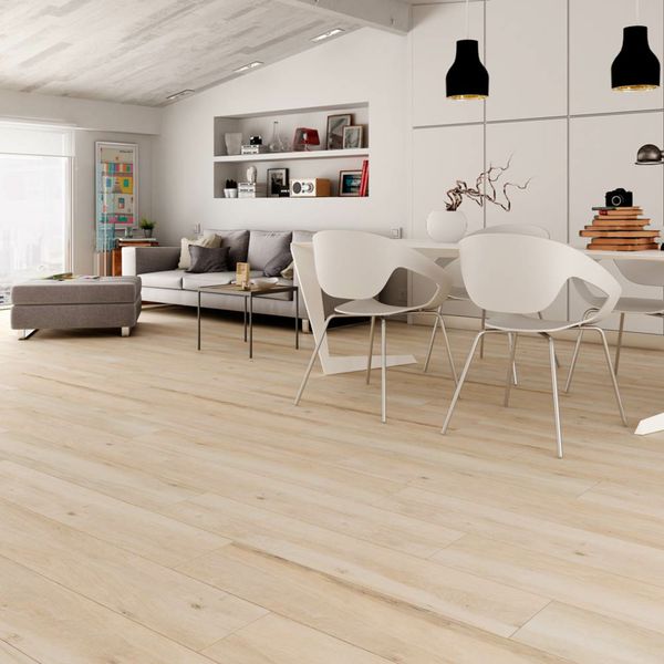 Nordic Sunkissed Brown Wood Effect Matt 23.3x120cm Porcelain Wall and Floor Tile