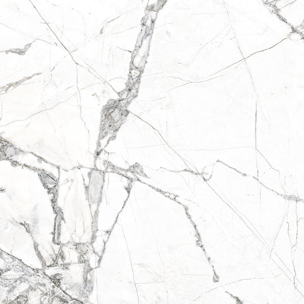 Super White Polished Porcelain 60x60cm Wall & Floor Tile