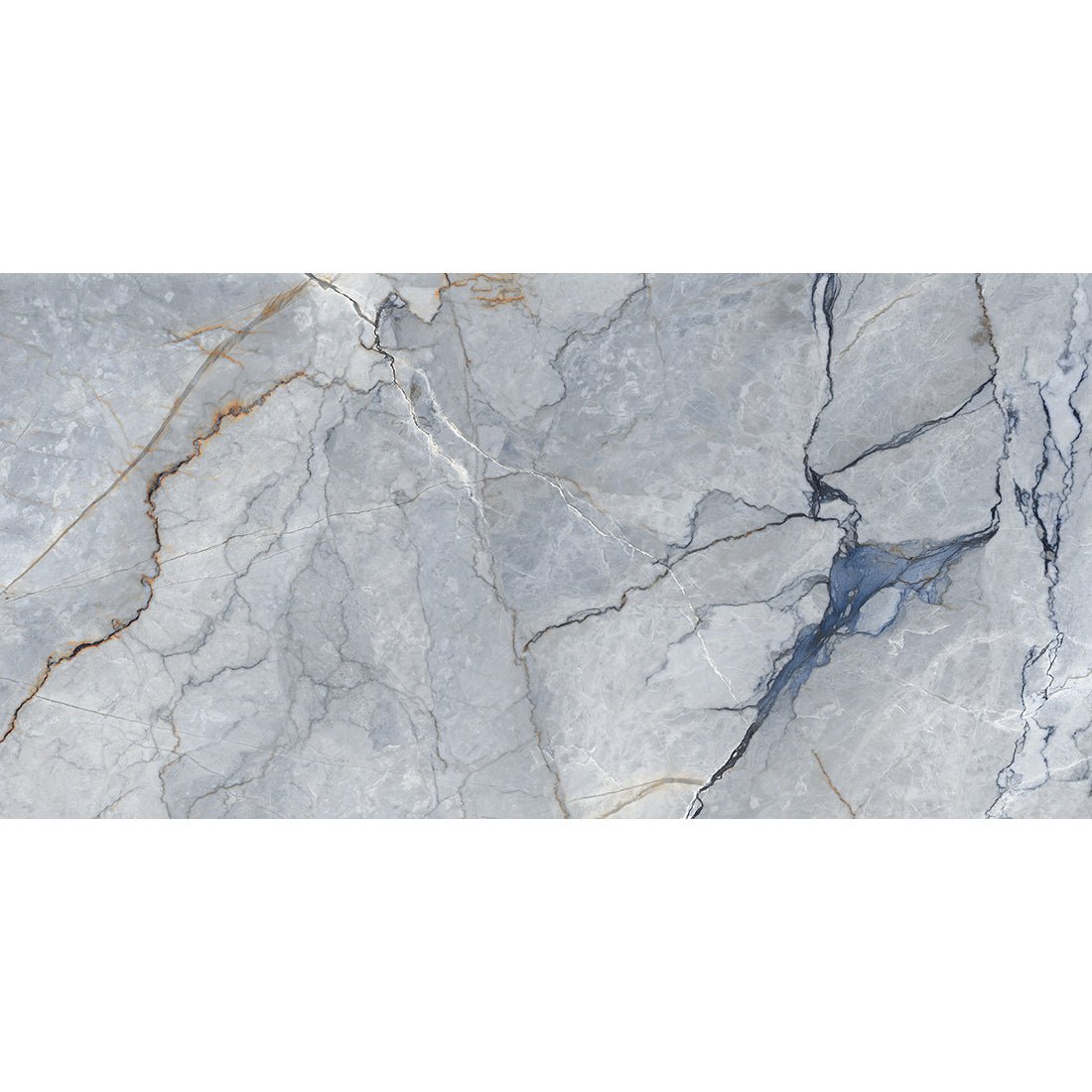 Sylvan Blue Marble Essence 60x120cm Matt Anti - Slip Porcelain Wall & Floor Tile - TILES Paradise