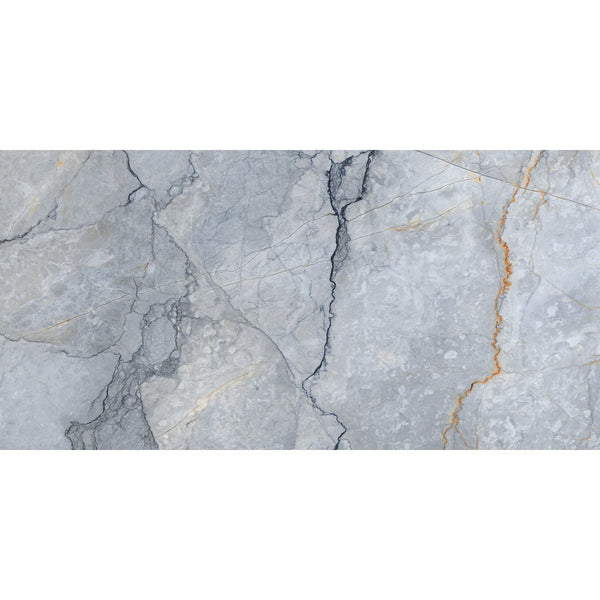 Sylvan Blue Marble Essence 60x120cm Polished Porcelain Wall & Floor Tile