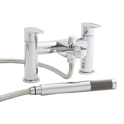 Tavio Chrome Round Bath Shower Mixer Tap