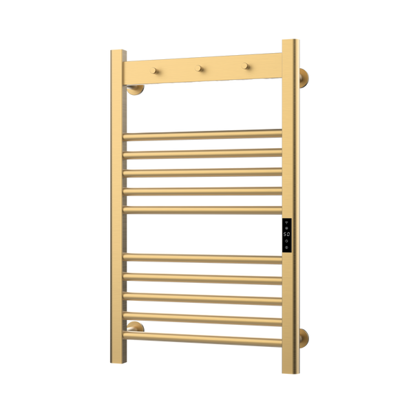 Tepora Brushed Brass Smart Electric Heated Towel Rail – 800x500mm