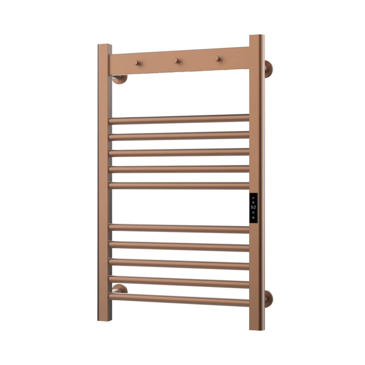 Tepora Brushed Bronze Smart Electric Heated Towel Rail – 800x500mm