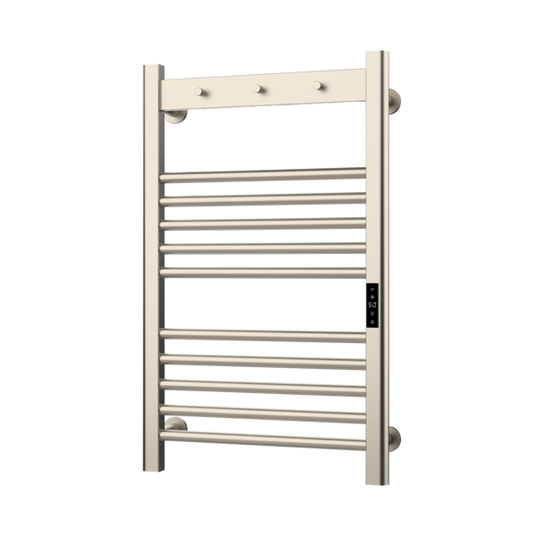 Tepora Brushed Nickel Smart Electric Heated Towel Rail – 800x500mm