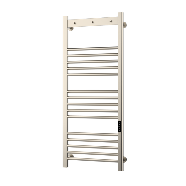 Tepora Brushed Nickel Smart Electric Heated Towel Rail – 1200x500mm