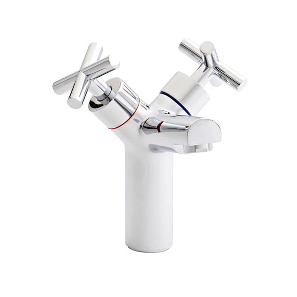 Trevia Chrome Crosshead Branch Mono Basin Mixer Tap