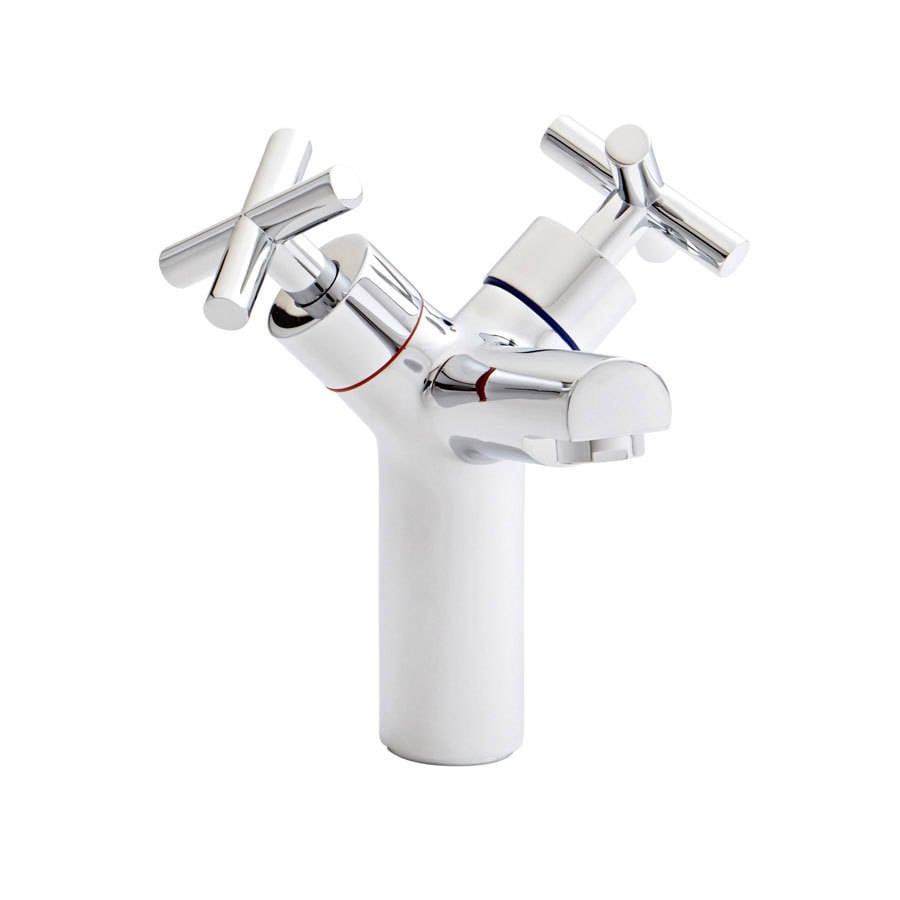 Trevia Chrome Crosshead Branch Mono Basin Mixer Tap