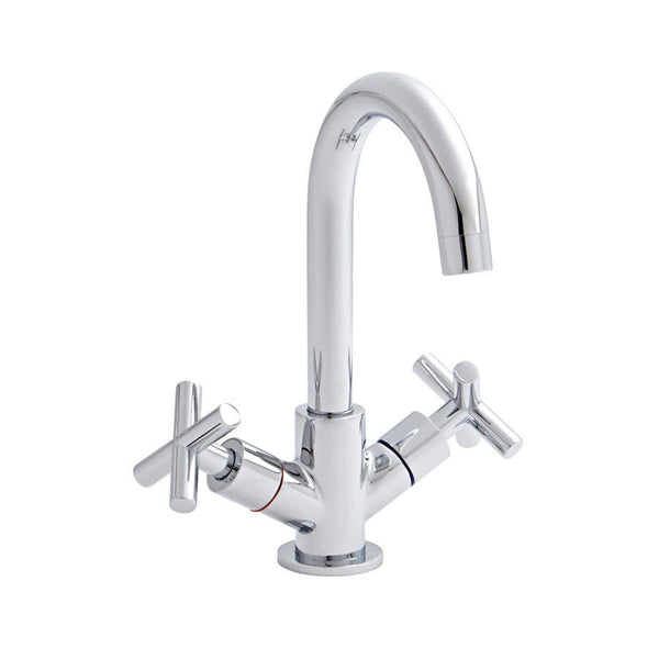 Trevia Chrome Crosshead Mono Basin Mixer Tap