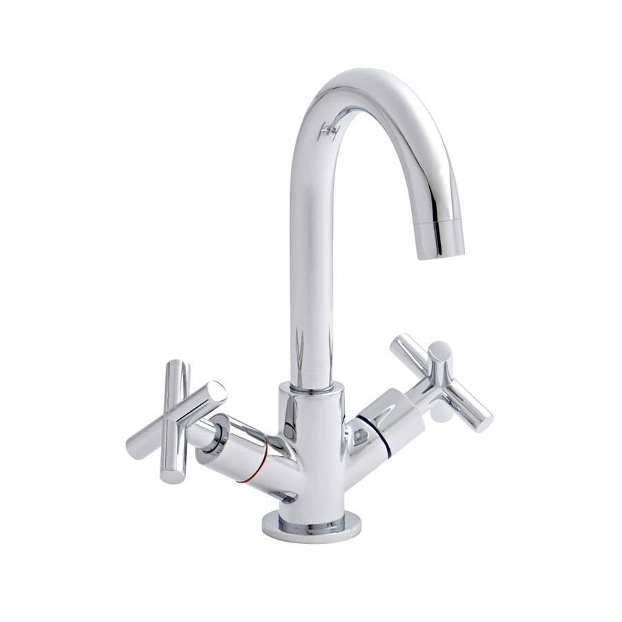 Trevia Chrome Crosshead Mono Basin Mixer Tap