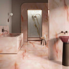 Venetia Onyx Pink Polished Porcelain 60x120cm Wall & Floor Tile