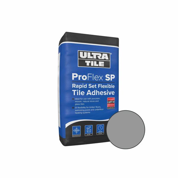 Ultra Tile Fix ProFlex SP Rapid Set Grey Adhesive 20kg