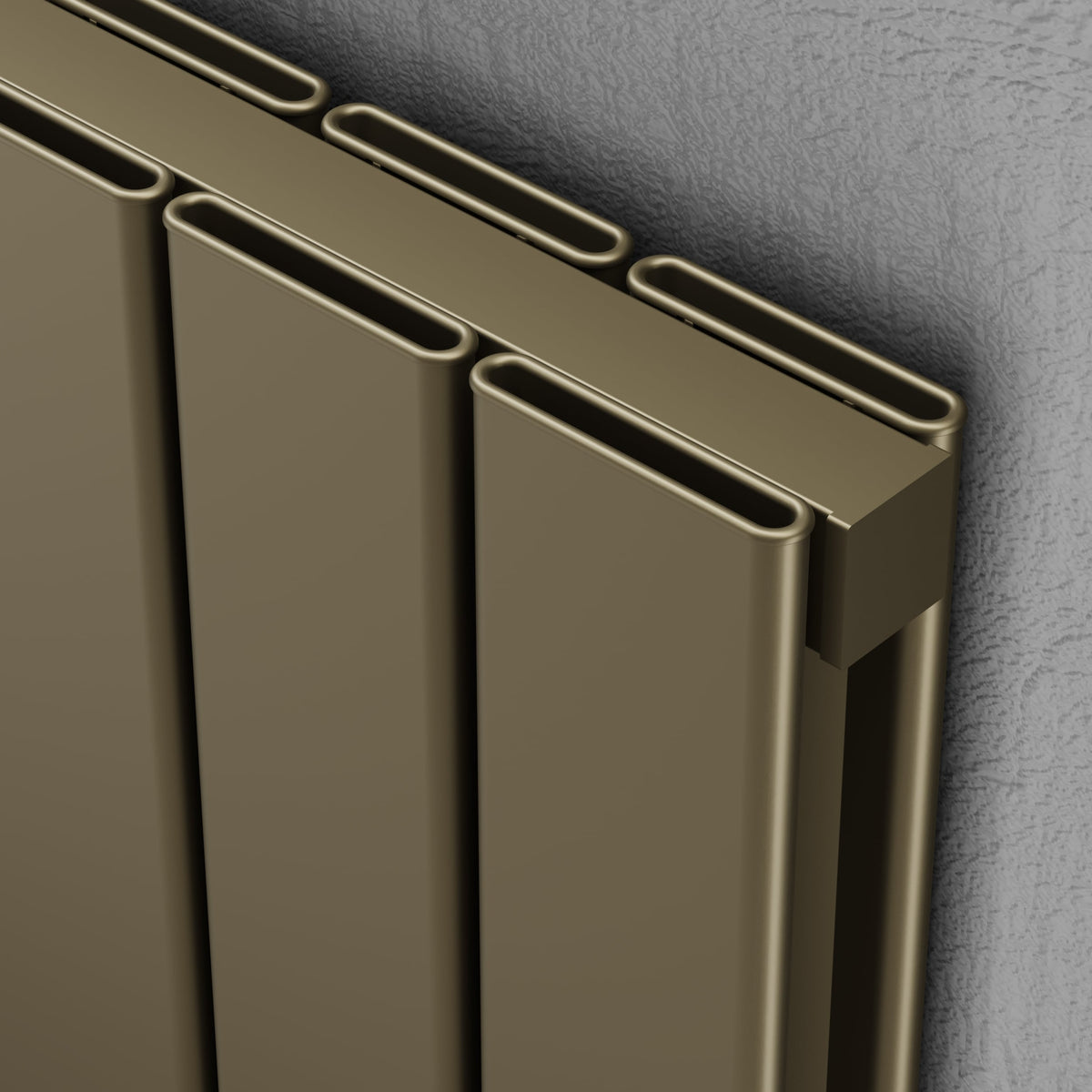 Valtora Bronze Horizontal Aluminium Radiator – Single Panel