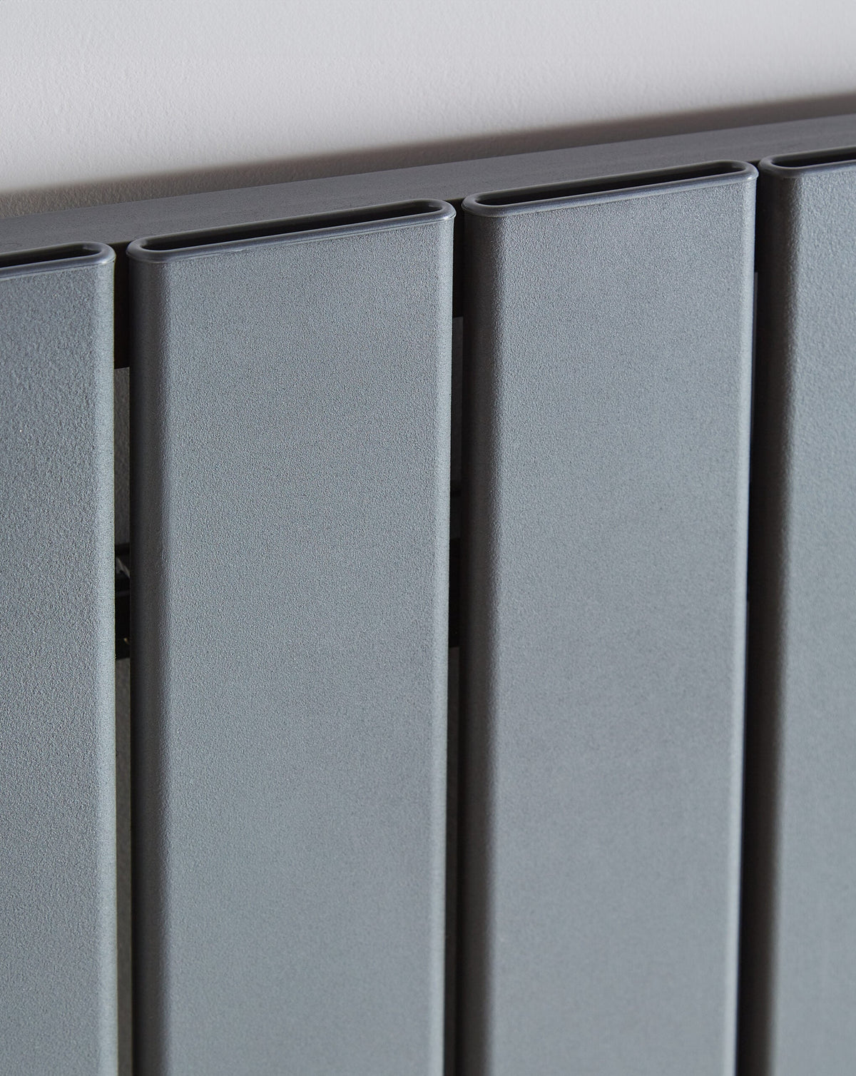 Valtora Grey Horizontal Aluminium Radiator – Double Panel
