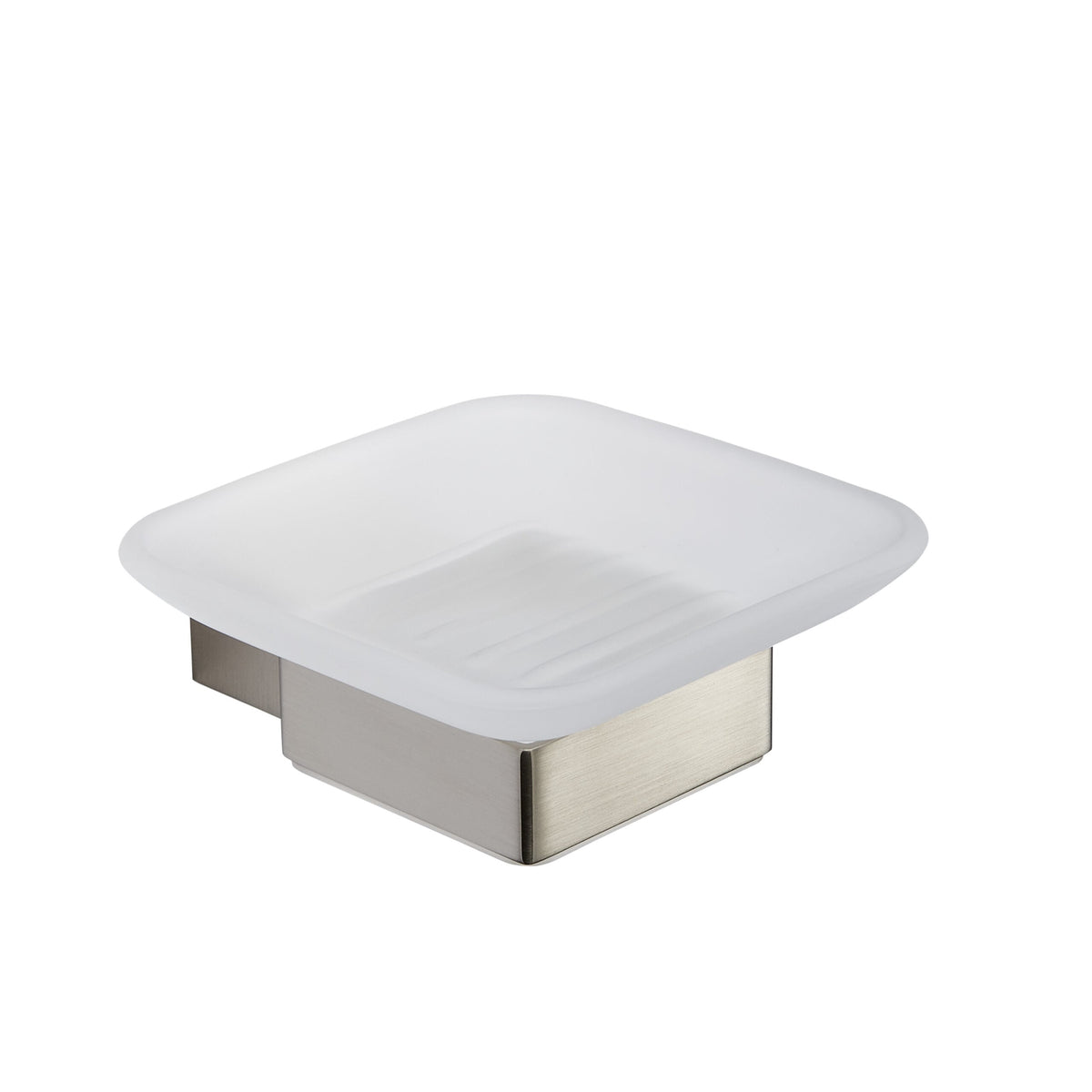 Velluto Brushed Nickel Soap Dish