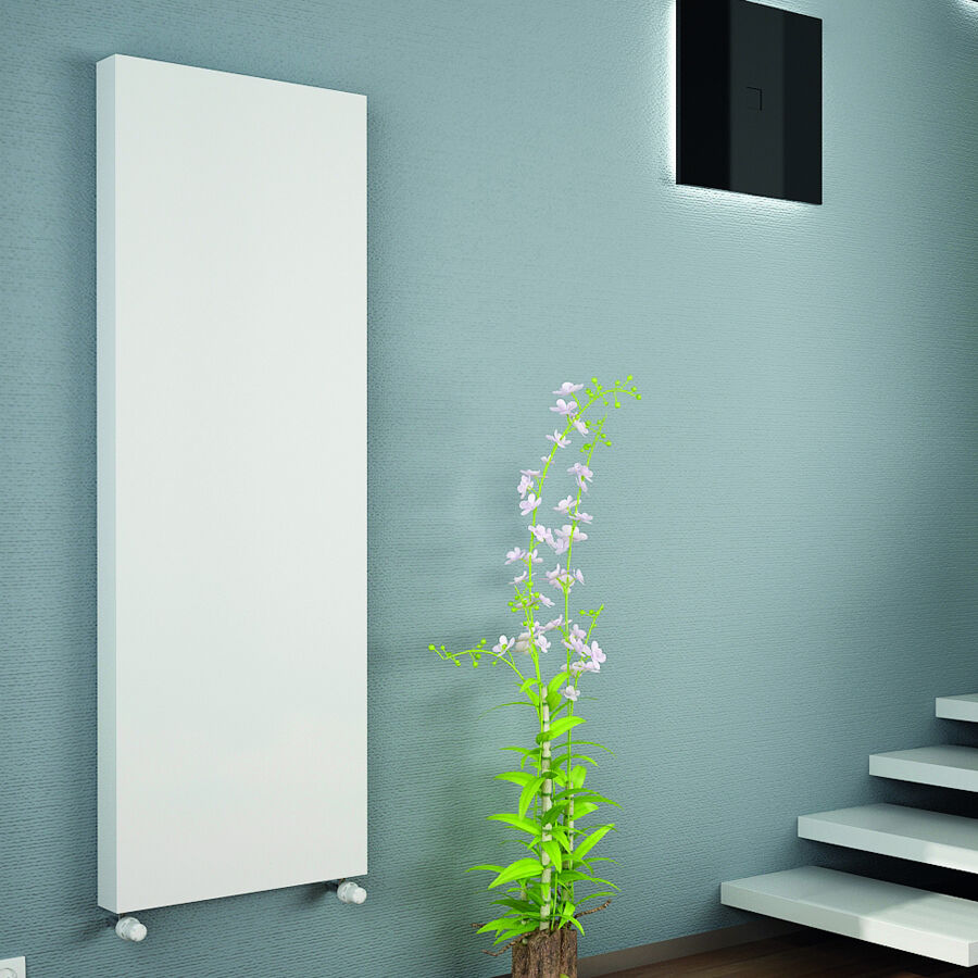 Vertical Flat Panel Radiator Type 20 – Double Panel, White – 1800x600mm