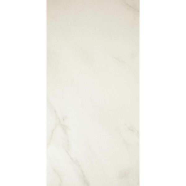 Calacata Blanco Marble Effect Glossy Ceramic 50x25cm Wall Tile
