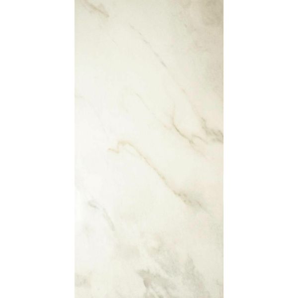 Calacata Blanco Marble Effect Glossy Ceramic 50x25cm Wall Tile